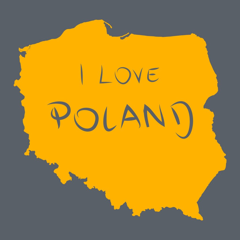 Bandera de Polonia.