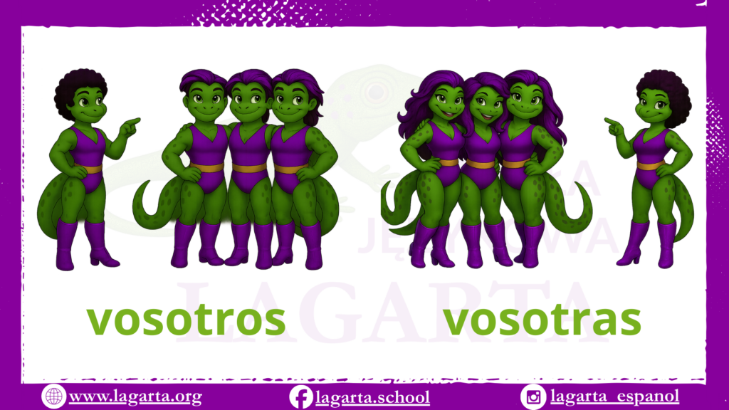 vosotros vosotras zaimki osobowe hiszpański