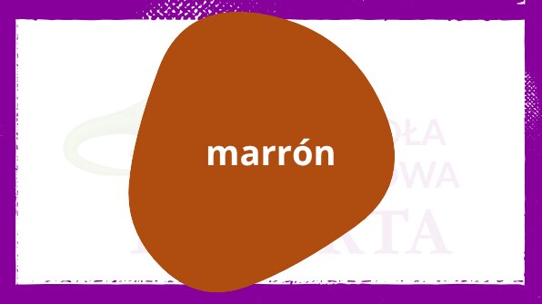 Brązowy po hiszpańsku: marrón