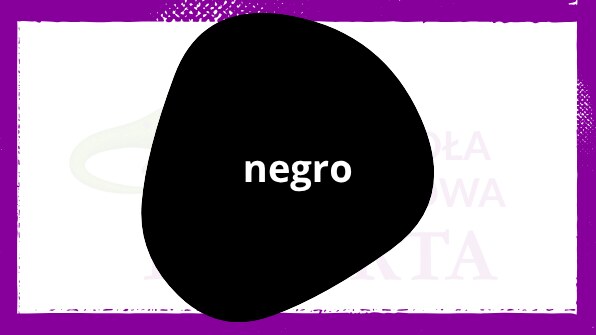 Czarny po hiszpańsku: negro